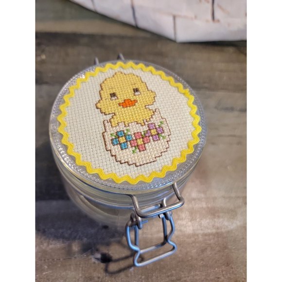 Easter spring chick hatch egg flower jar glass decor‎ - Picture 3 of 7